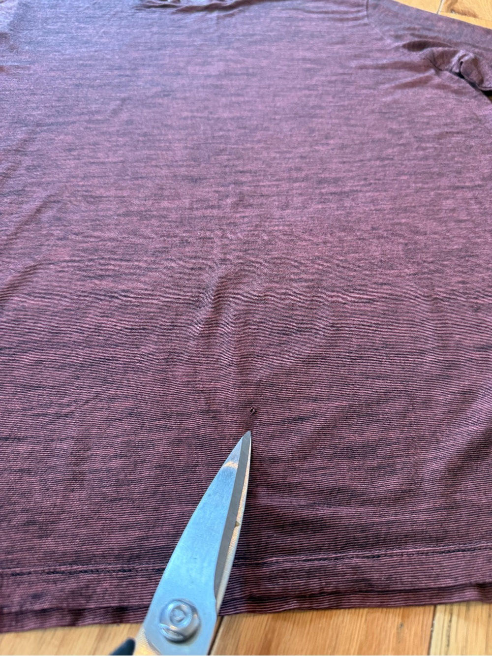 Bombas Merino Wool Tencel Blend Long Sleeve Shirt Men’s Size Large Cranberry Red - Picture 9 of 11